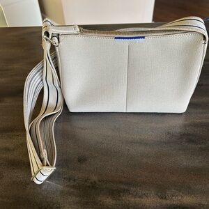 Rothy’s Casual Crossbody parchment color